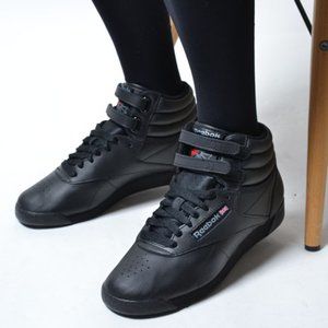 Reebok Freestyle Hi, Women's Size 7, Black